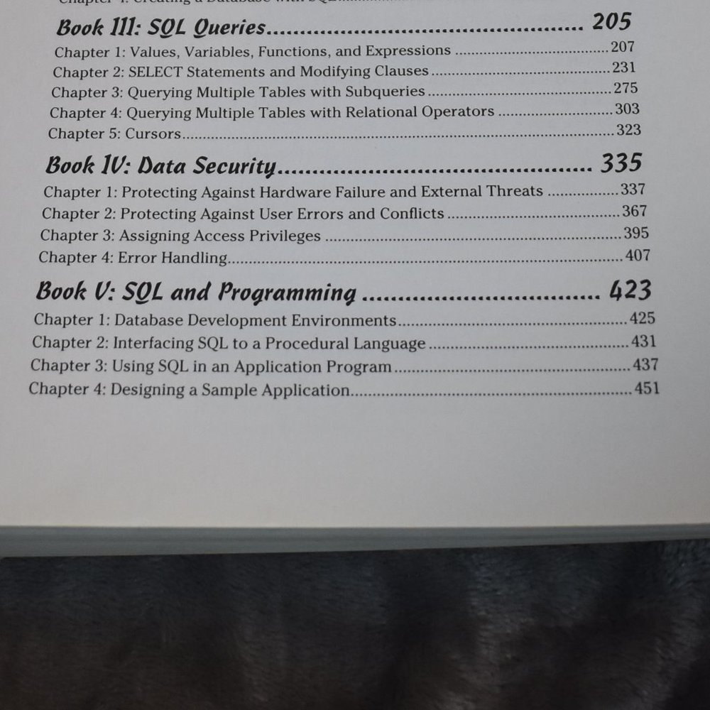 Used SQL All-in-One For Dummies Book - Picture 10 of 11